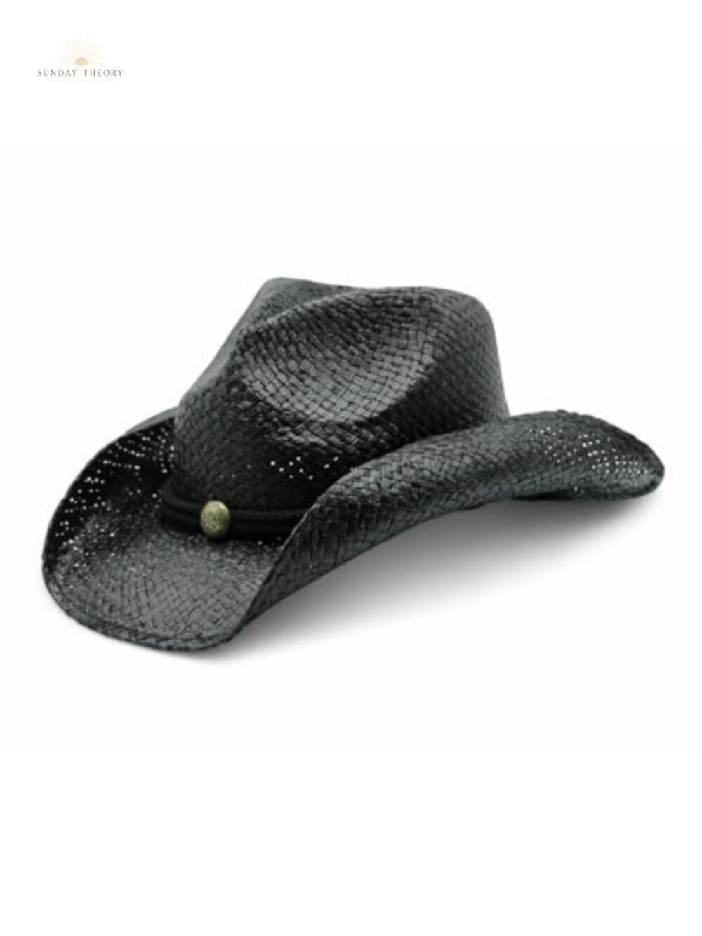 Straw Cowboy Hat for Men and Women, Western Sun Protection